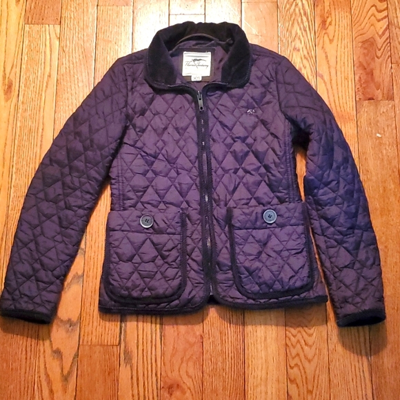 Thomas Burberry women's quilted jacket.  Size XS. - Picture 1 of 5